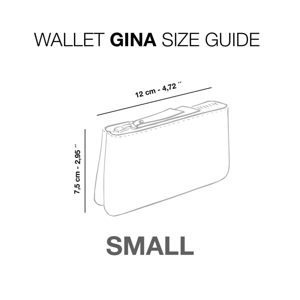 Gina - Soft Leather Wallet - Small - Tourmaline