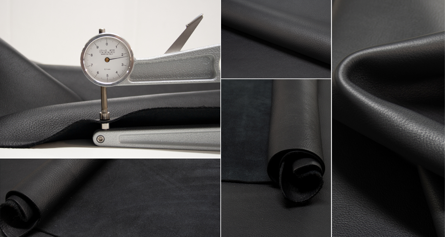 leather fabric - leather design - black fabric