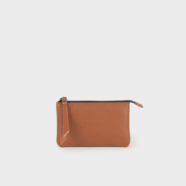 Gina - Soft Leather Wallet - Small - Tan