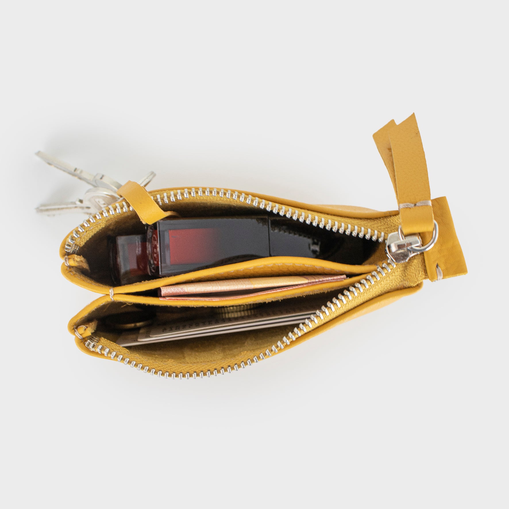 leather wallet - golden wallet