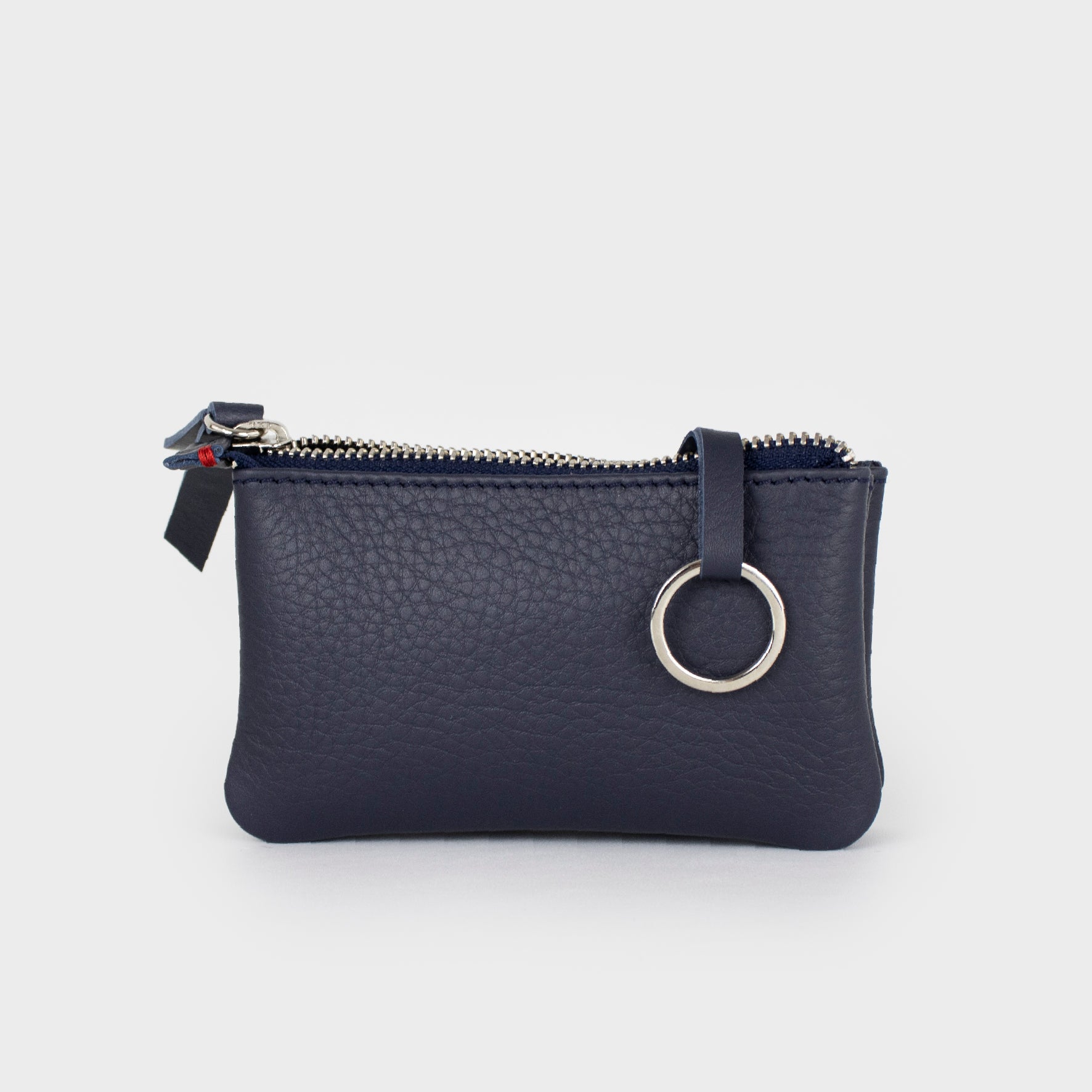 leather wallet - blue wallet