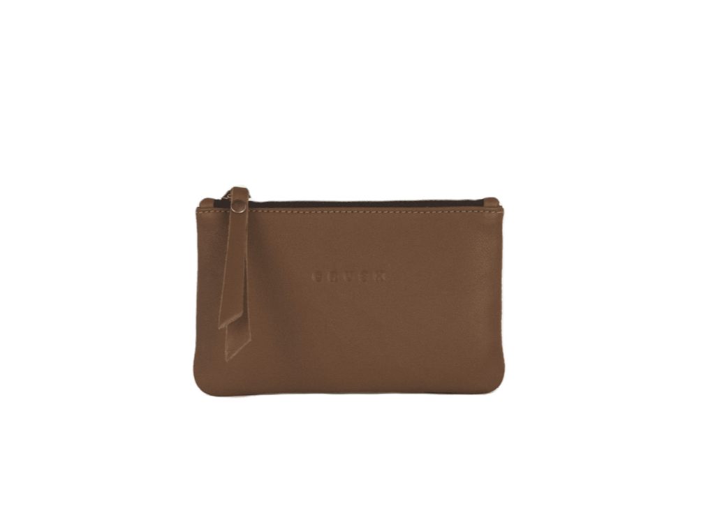 leather purse - brown purse
