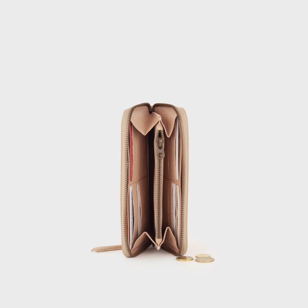leather purse - pastel purse