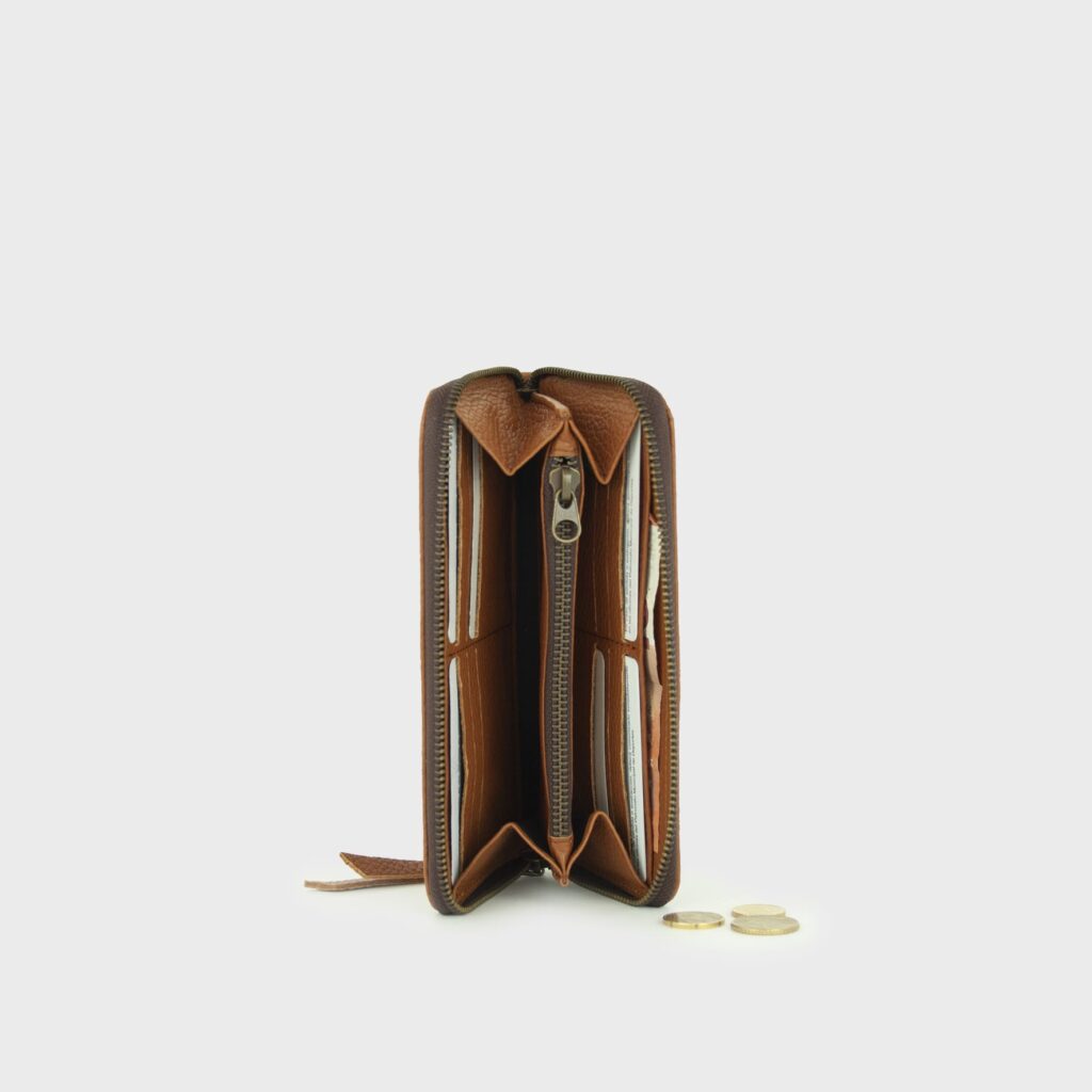 leather purse - tan purse