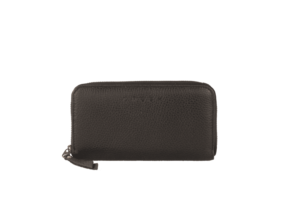 leather purse - black purse