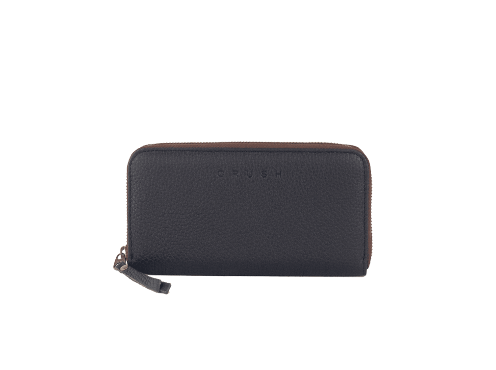 leather purse - blue purse
