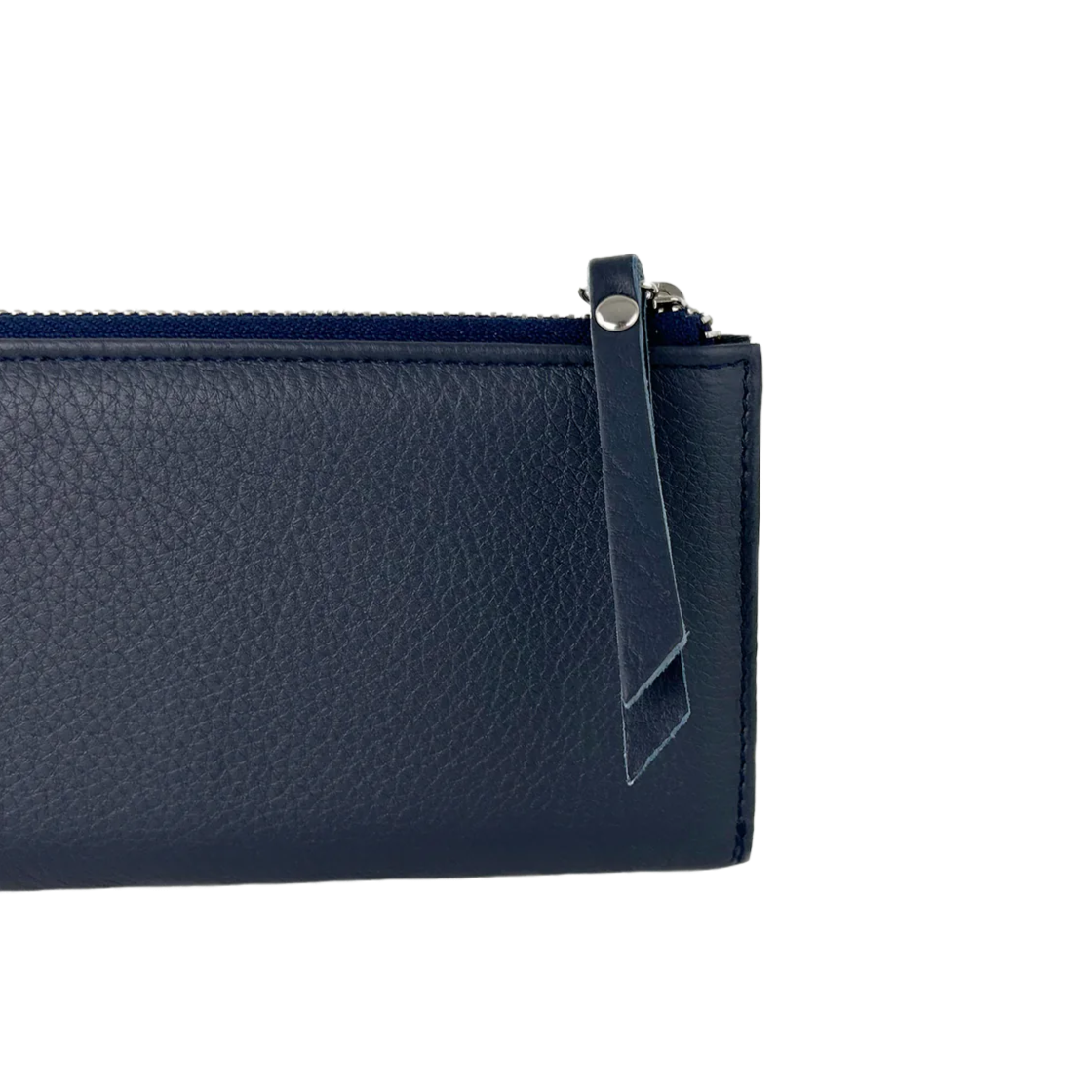 Full Grain Leather Wallet Dark Blue - Asha