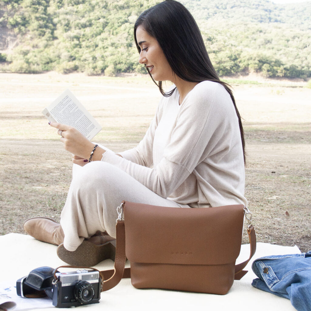 leather bag - brown bag