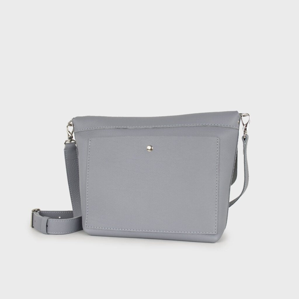 leather bag - lavander bag