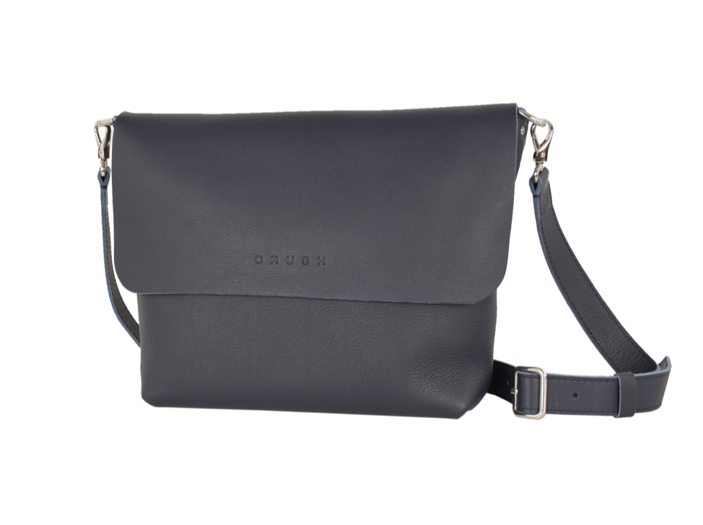 leather bag - blue bag