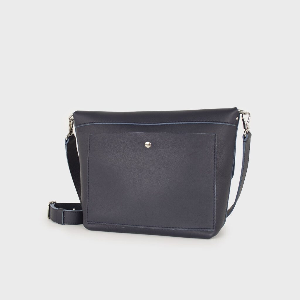 leather bag - blue bag