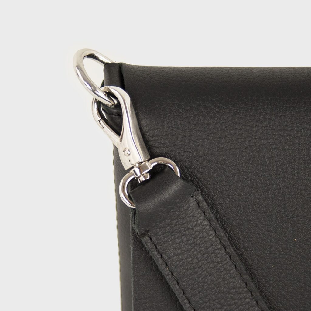 Joy Syna L - Leather Crossbody Bag - Black