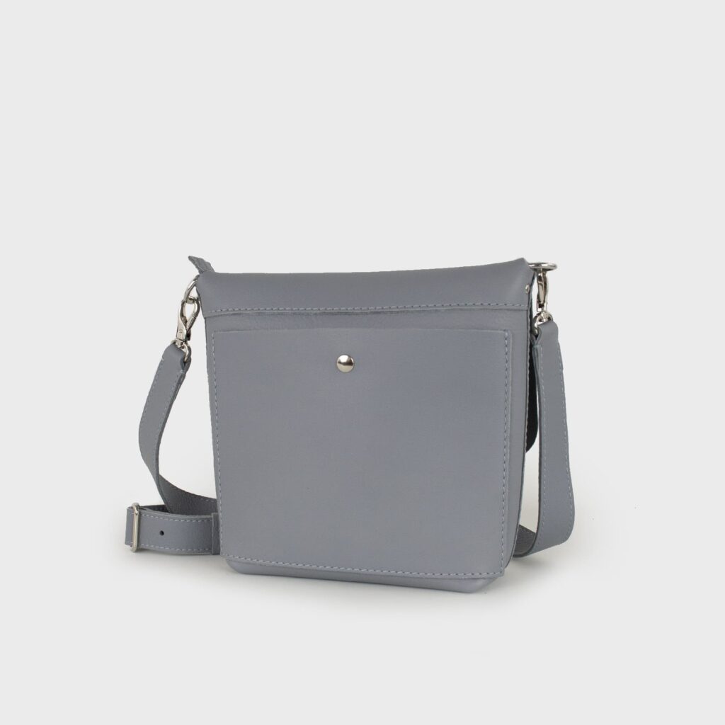 Leather Crossbody Bag Women Lavander M - Joy Syna