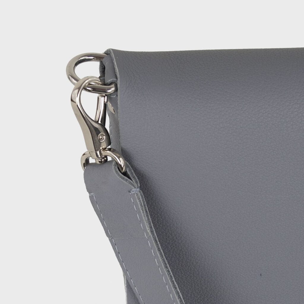leather bag - lavander bag
