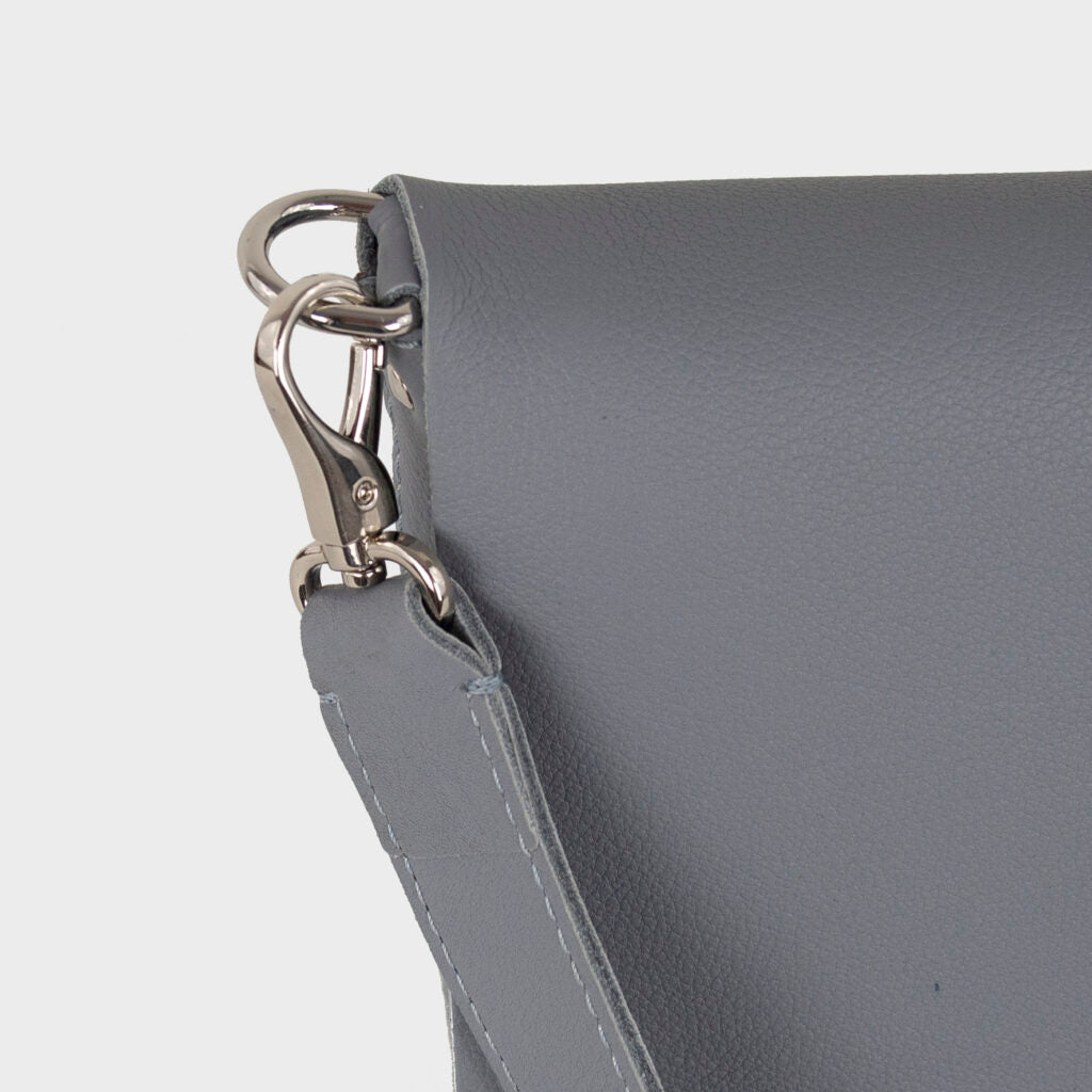 leather bag - lavander bag