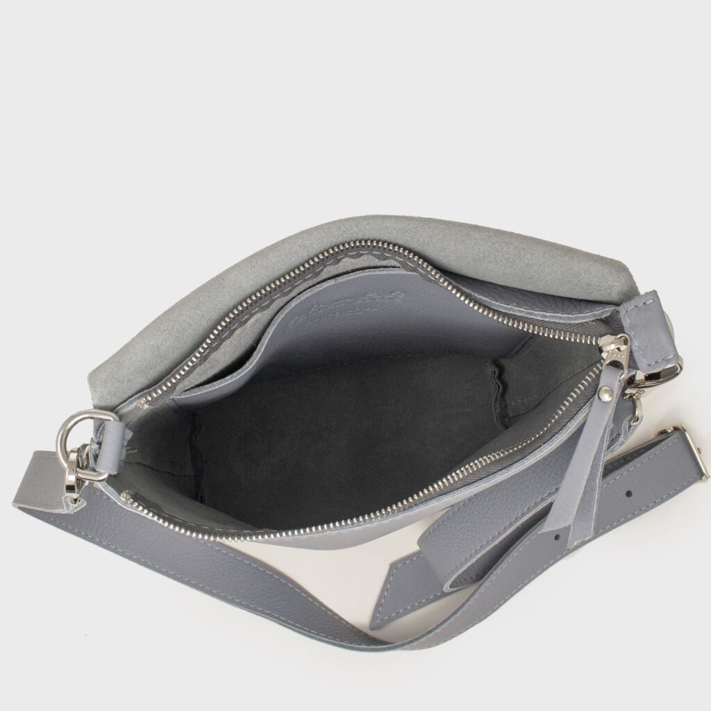 leather bag - lavander bag