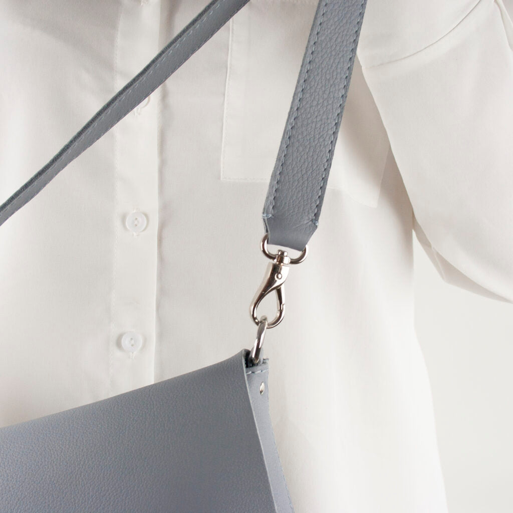 leather bag - lavander bag