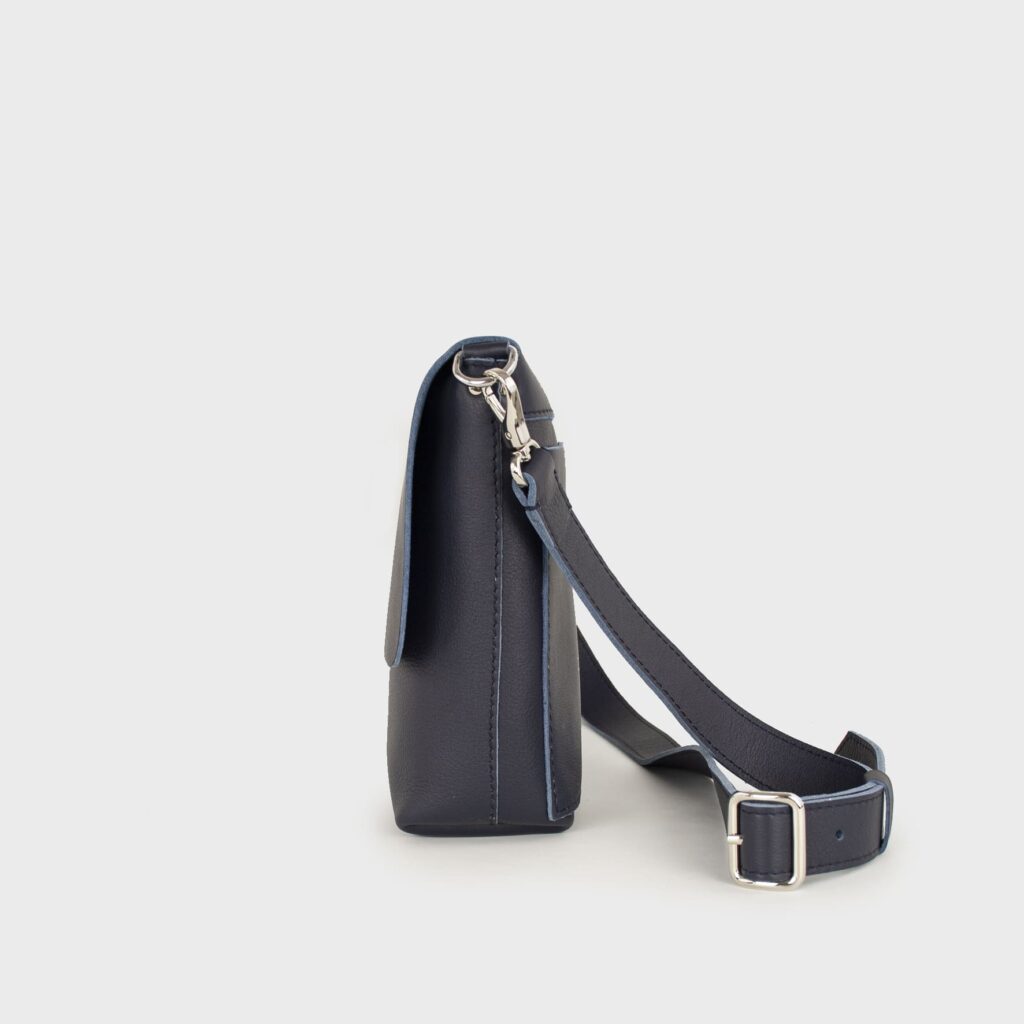 leather bag - blue bag