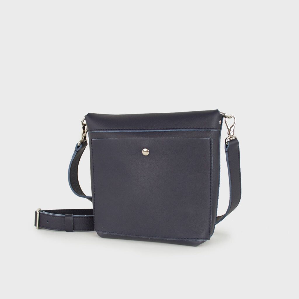 leather bag - blue bag