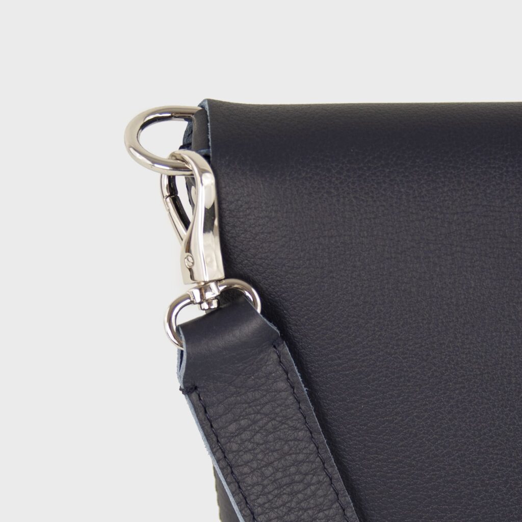 leather bag - blue bag