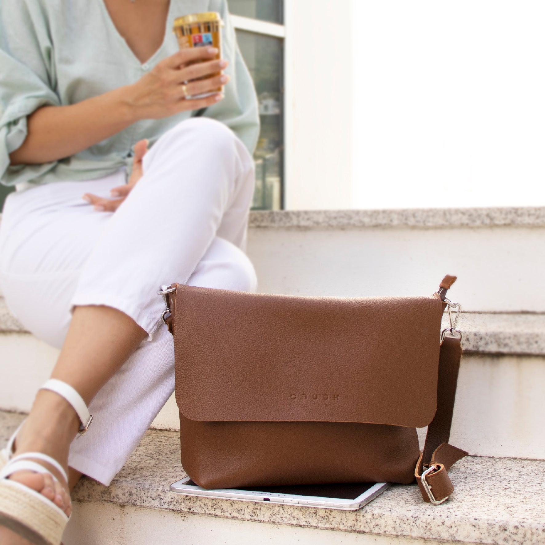 leather bag - brown bag