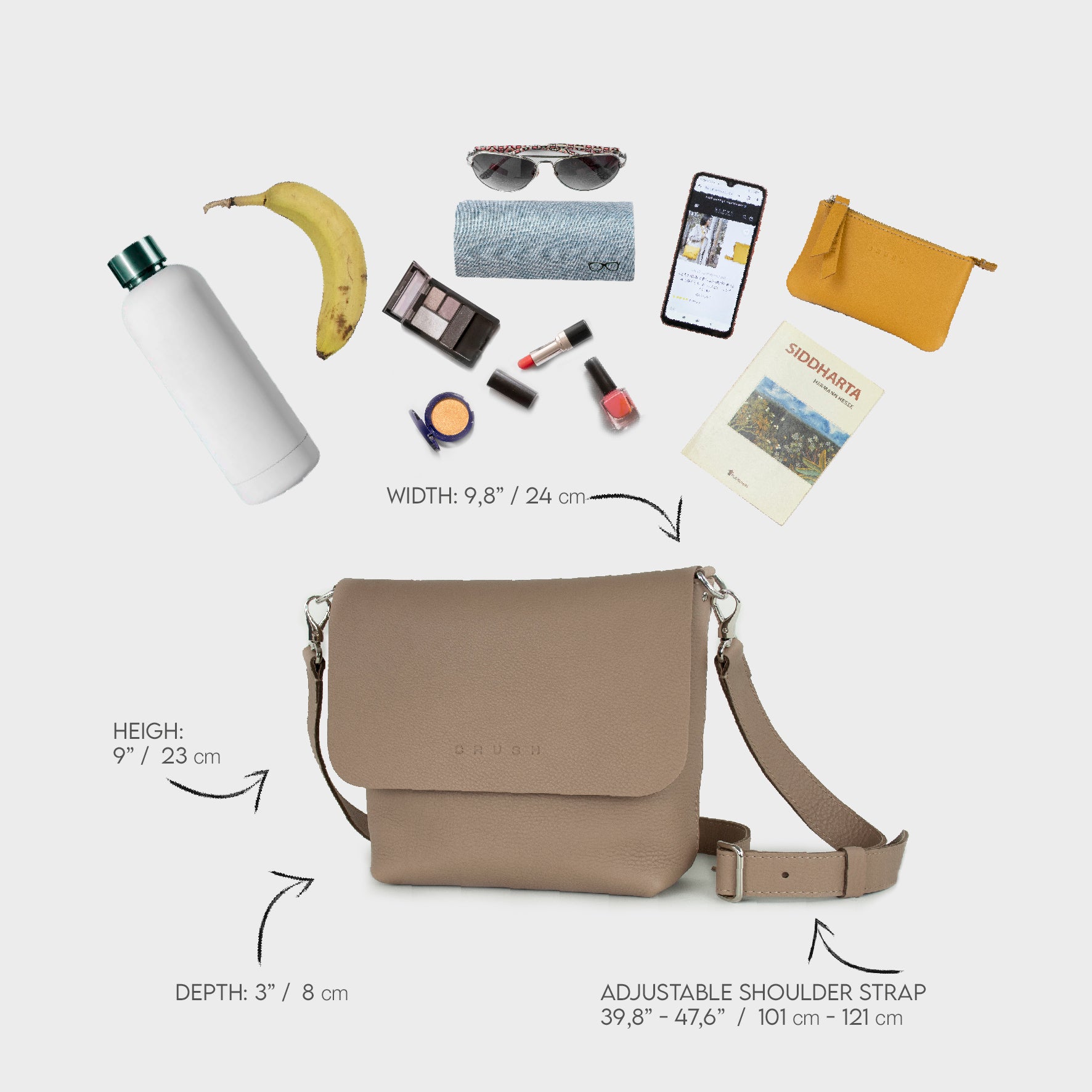 leather bag - land bag