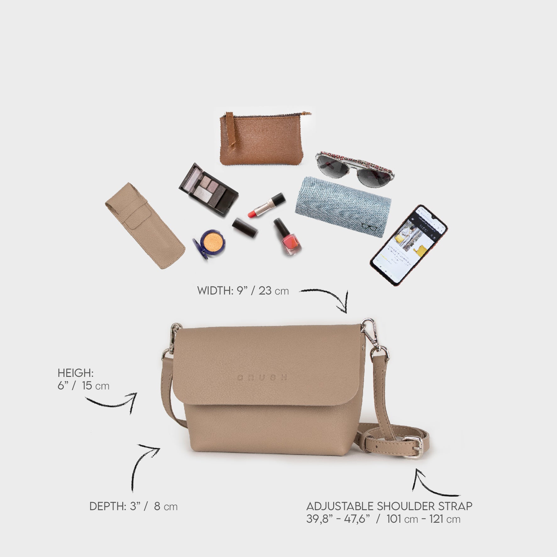 leather bag - land bag