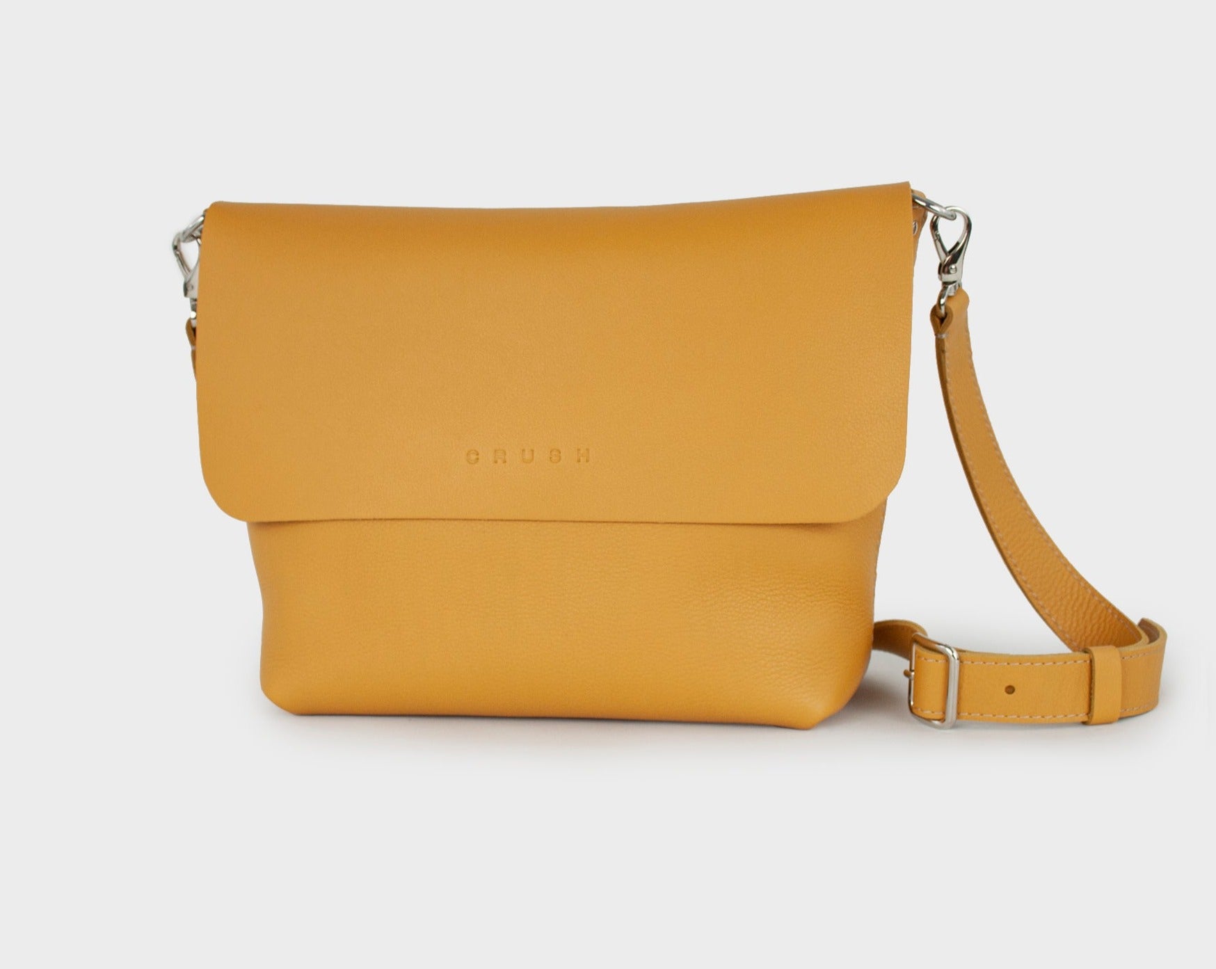 Joy Syna L - Leather Crossbody Bag - Golden