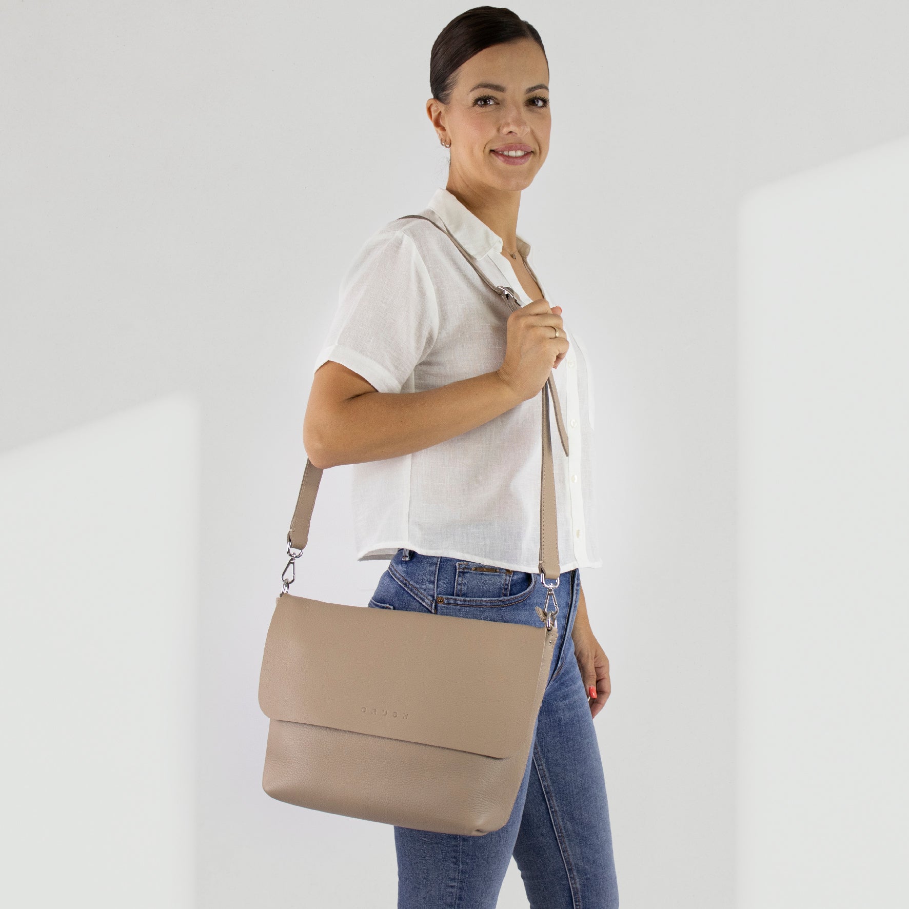 Leather Crossbody Bag Women L Land - Joy Syna