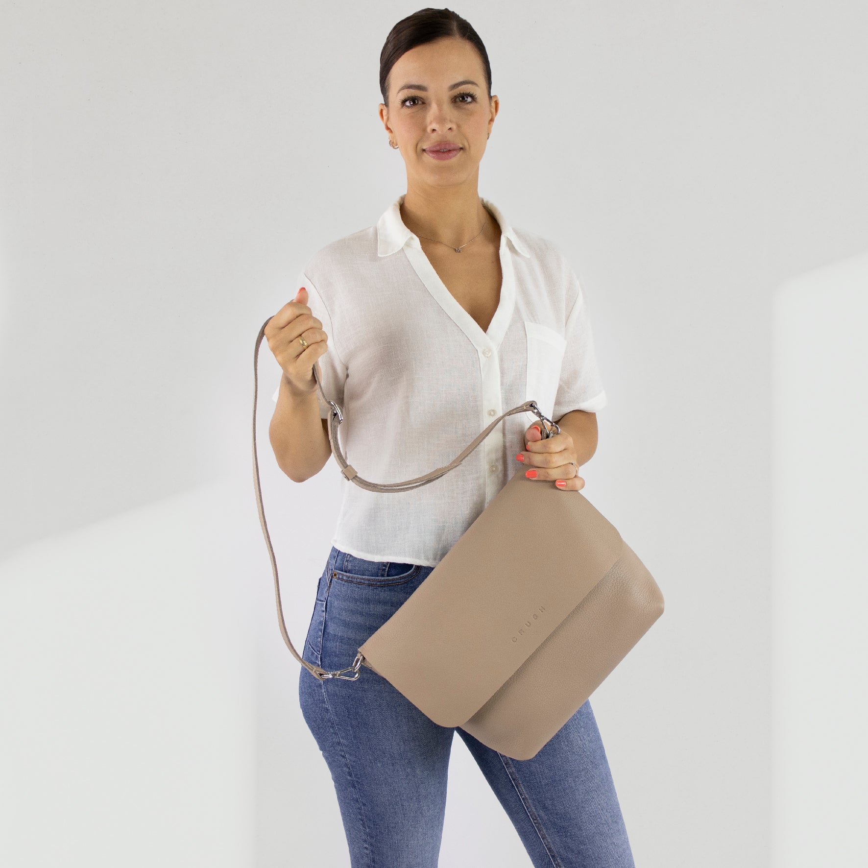 Leather Crossbody Bag Women L Land - Joy Syna