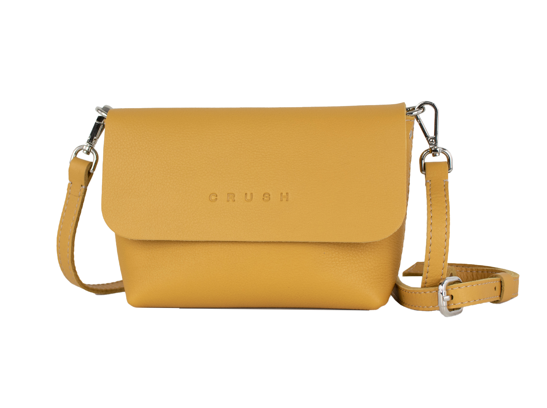leather bag - golden bag