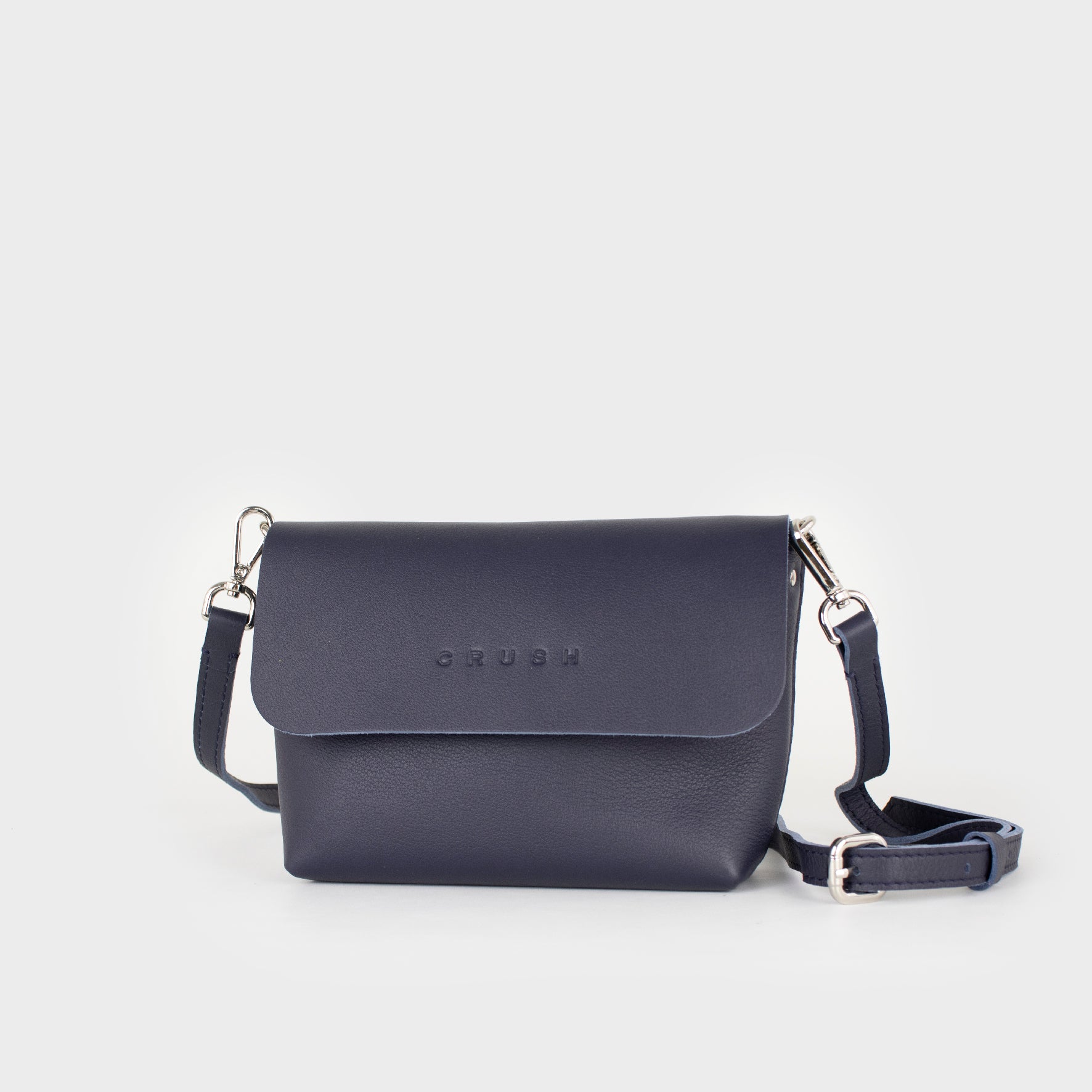Joy Syna S - Leather Crossbody Bag - Dark Blue