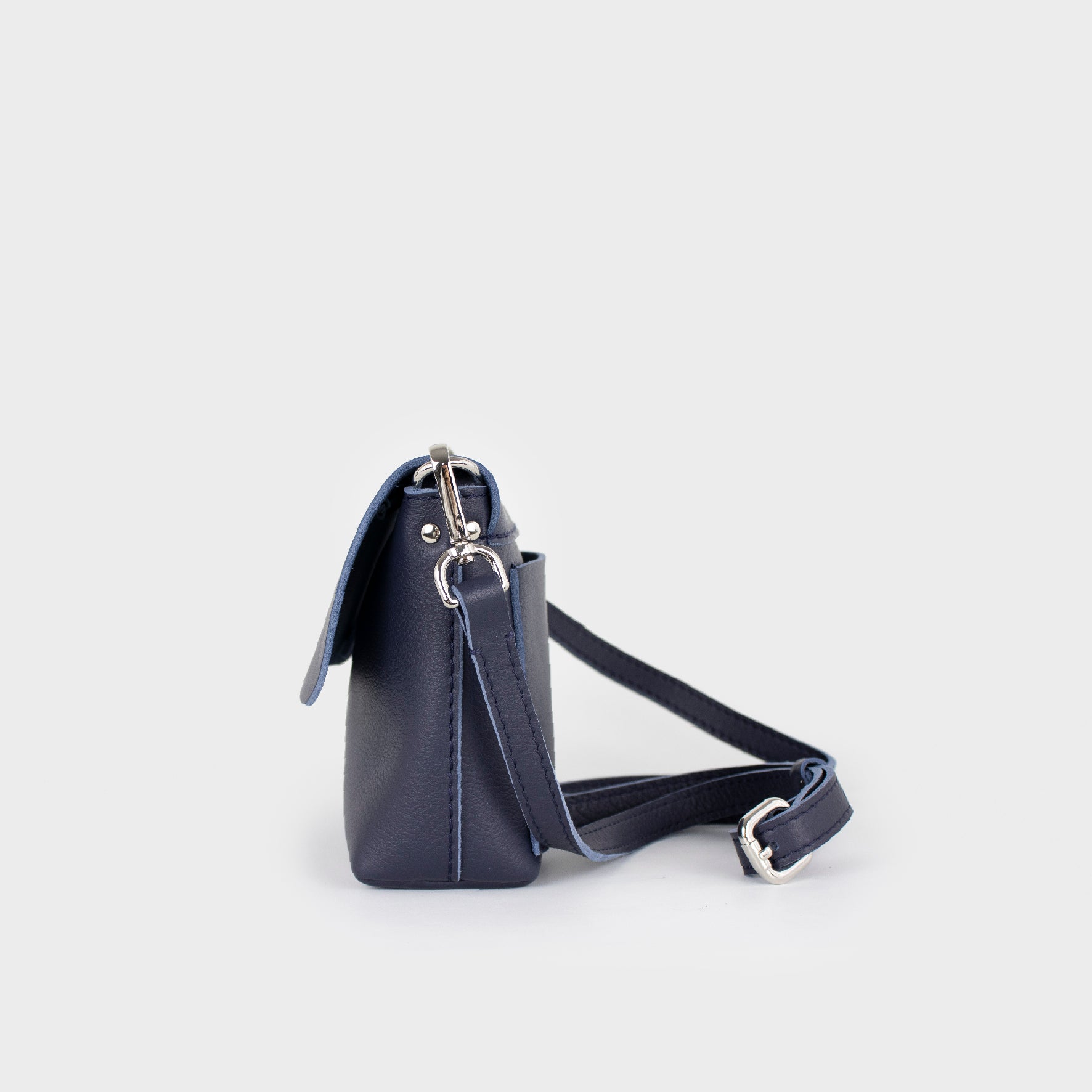leather bag - blue bag
