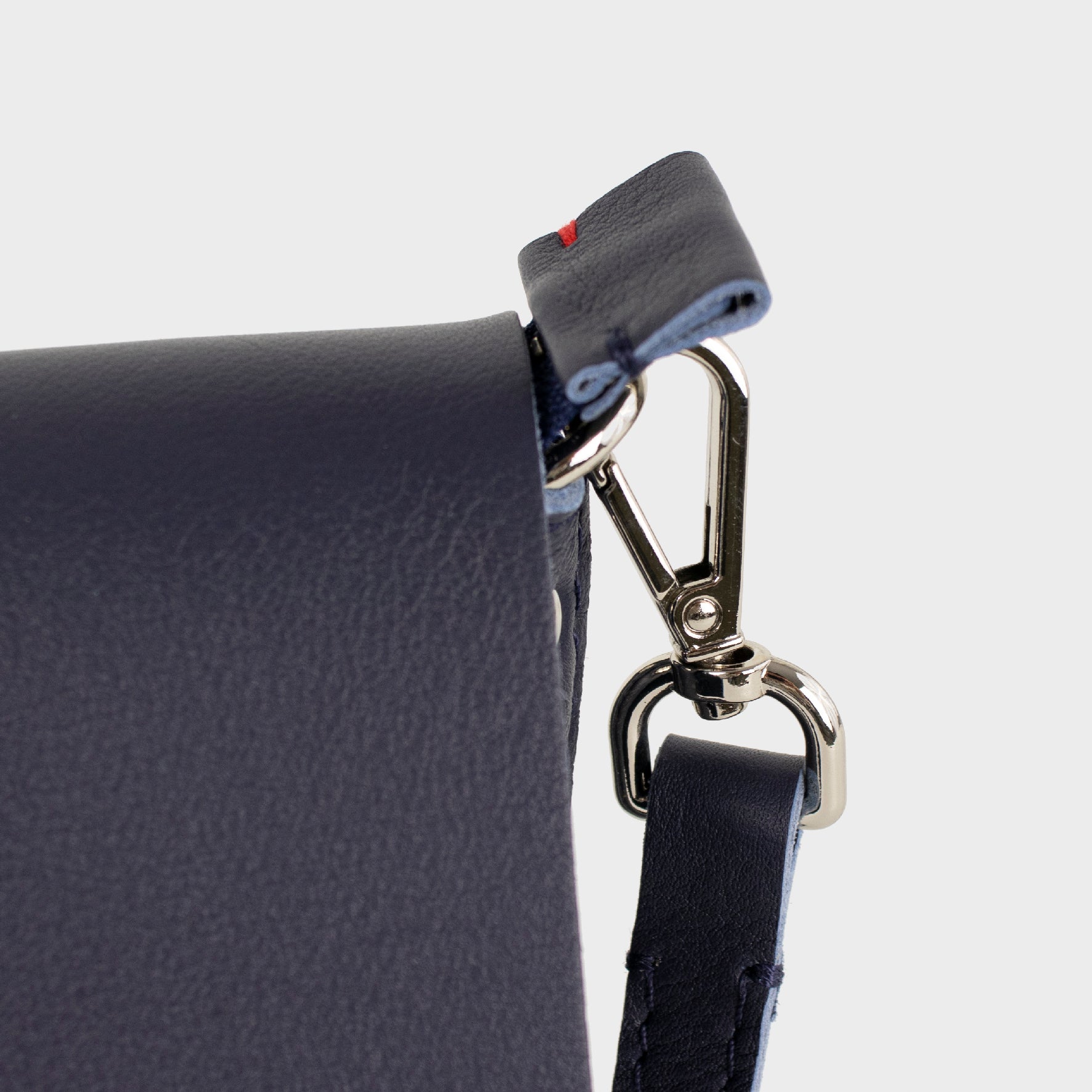 leather bag - blue bag