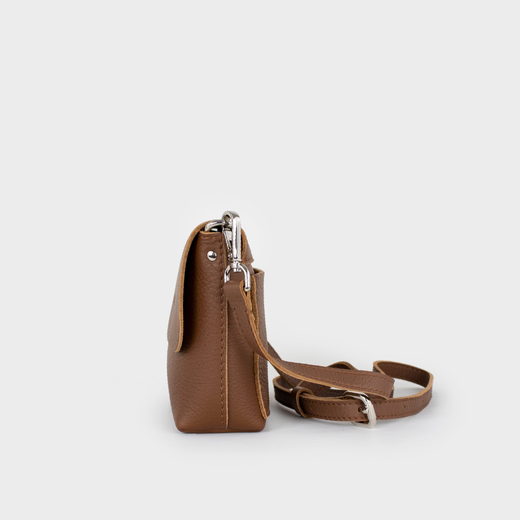 Joy Syna S - Leather Crossbody Bag - Tan
