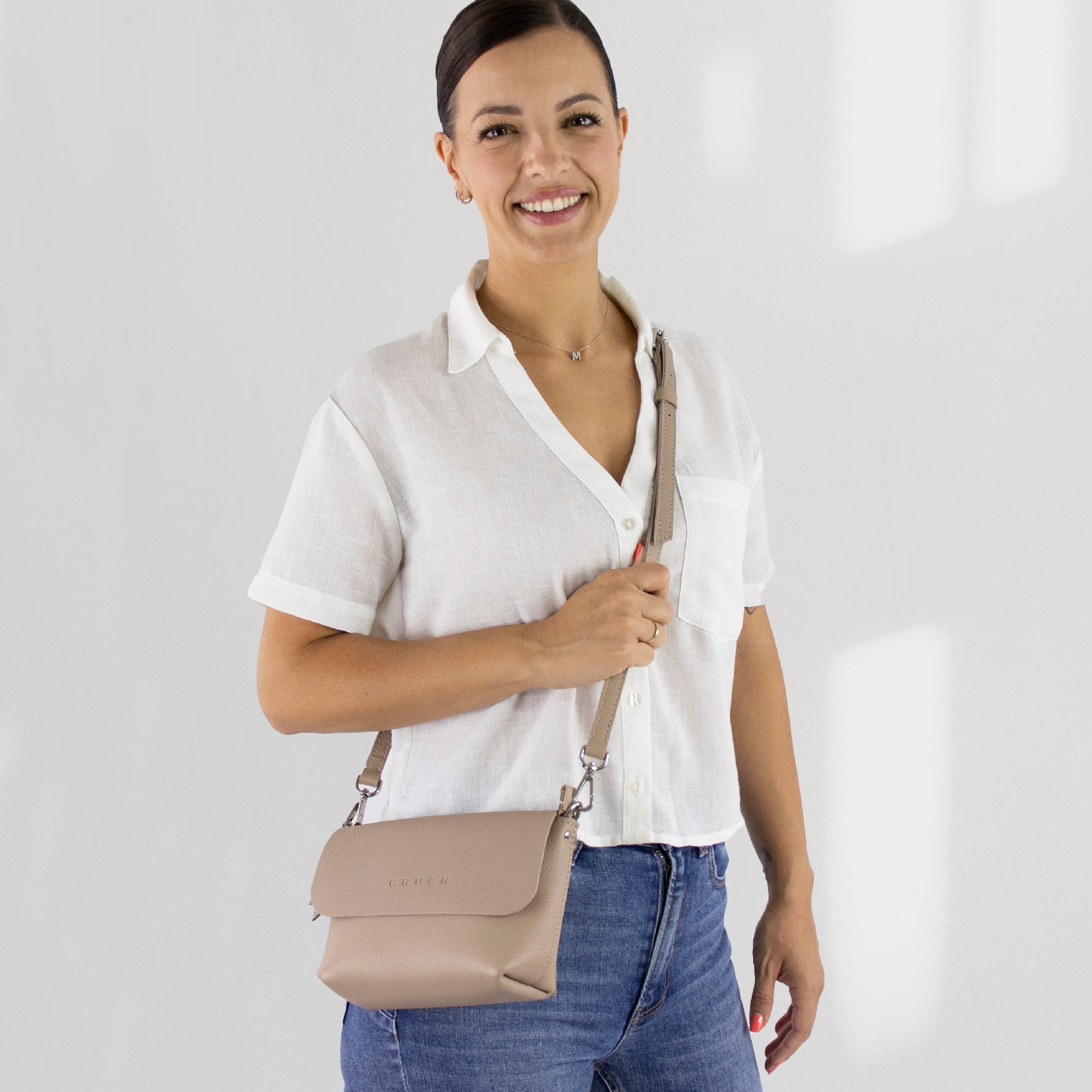 Leather Crossbody Bag Women Land S- Joy Syna