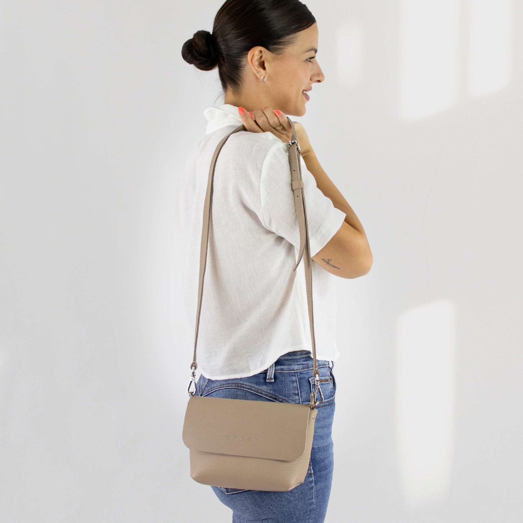 Leather Crossbody Bag Women Land S- Joy Syna