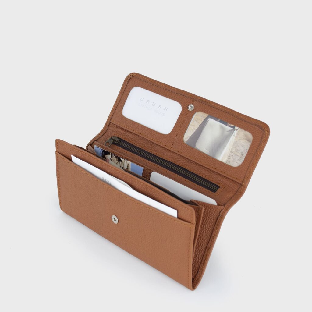 leather wallet - tan wallet