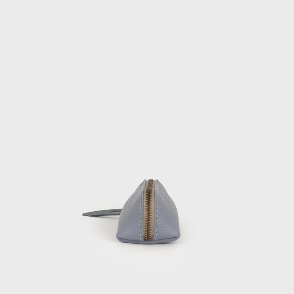 leather purse - grey purse