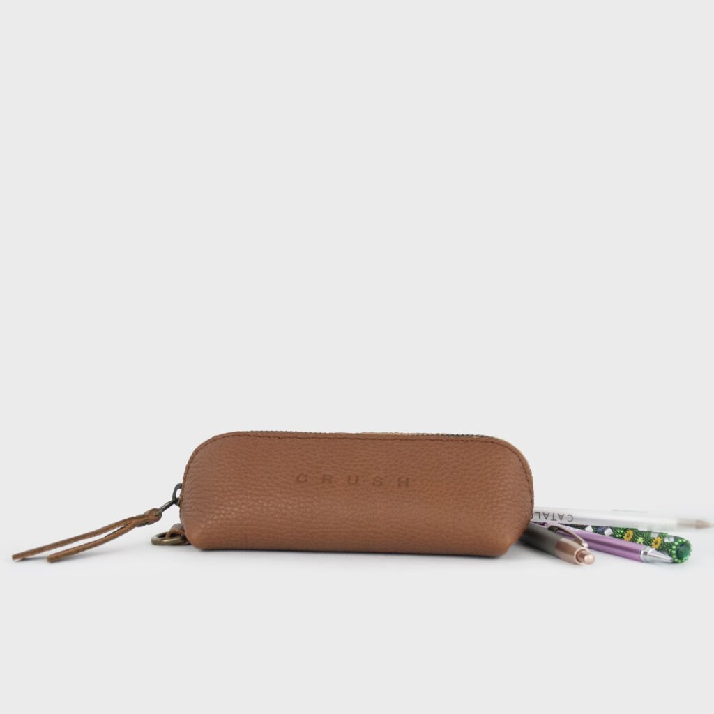 leather purse - brown purse