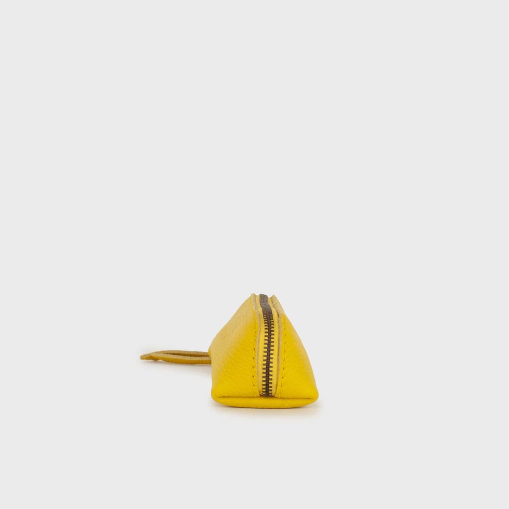 leather purse - golden purse
