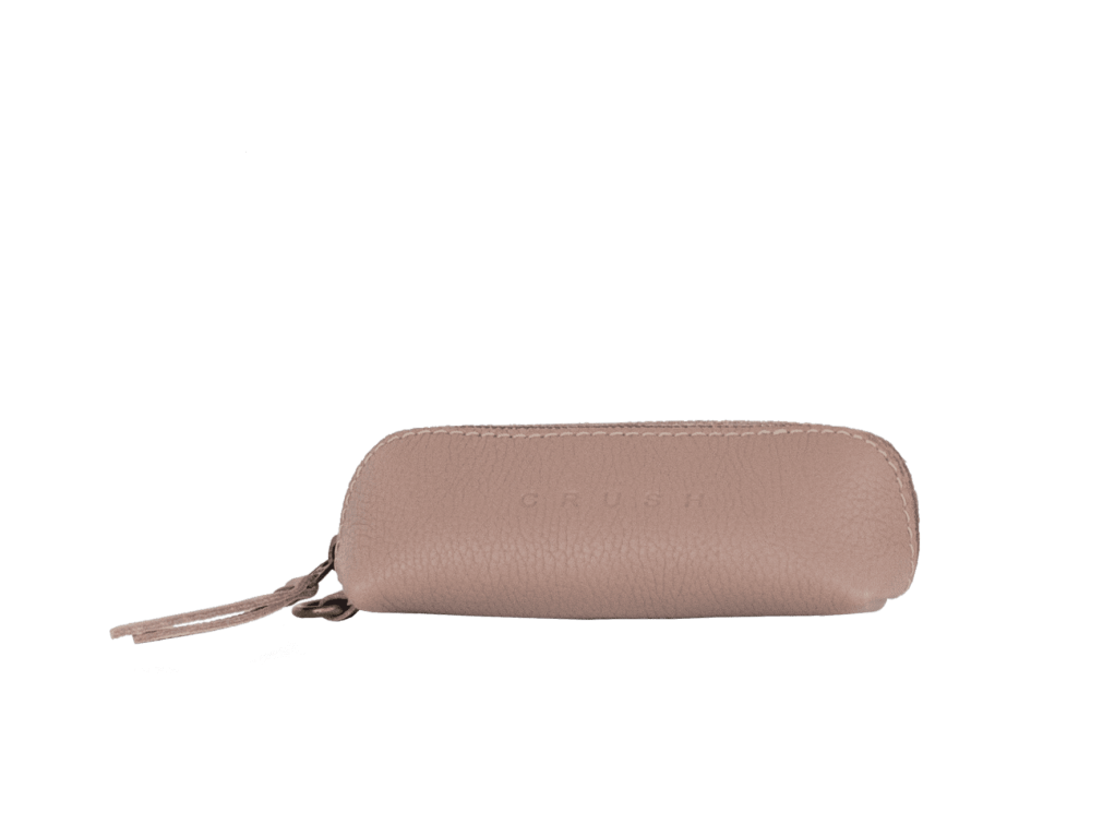 leather purse - beige purse