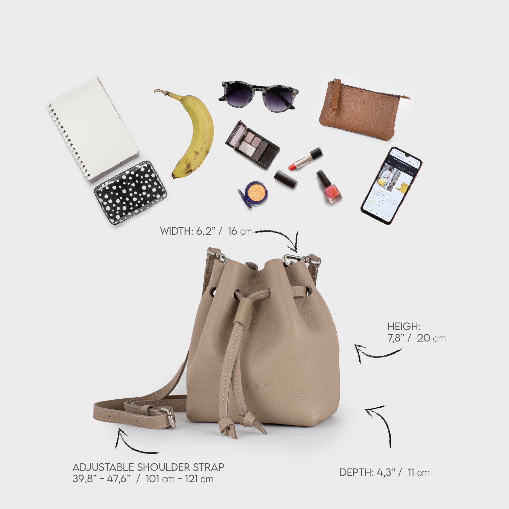 leather bag - land bag