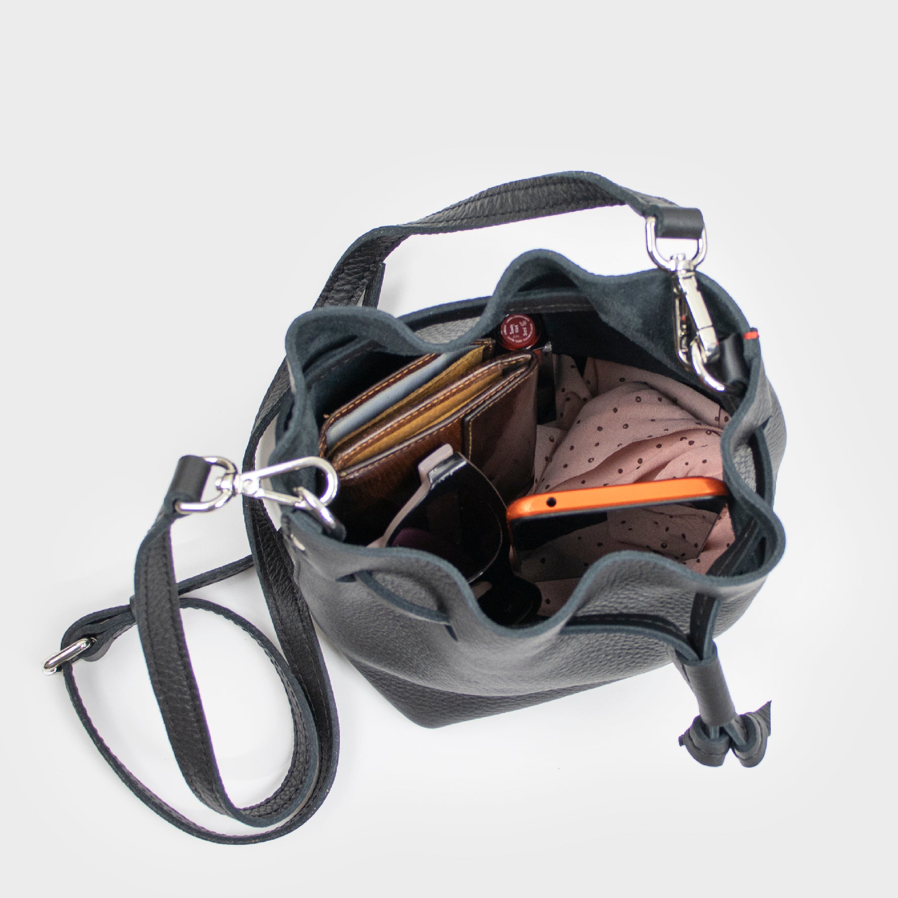 leather bag - black bag