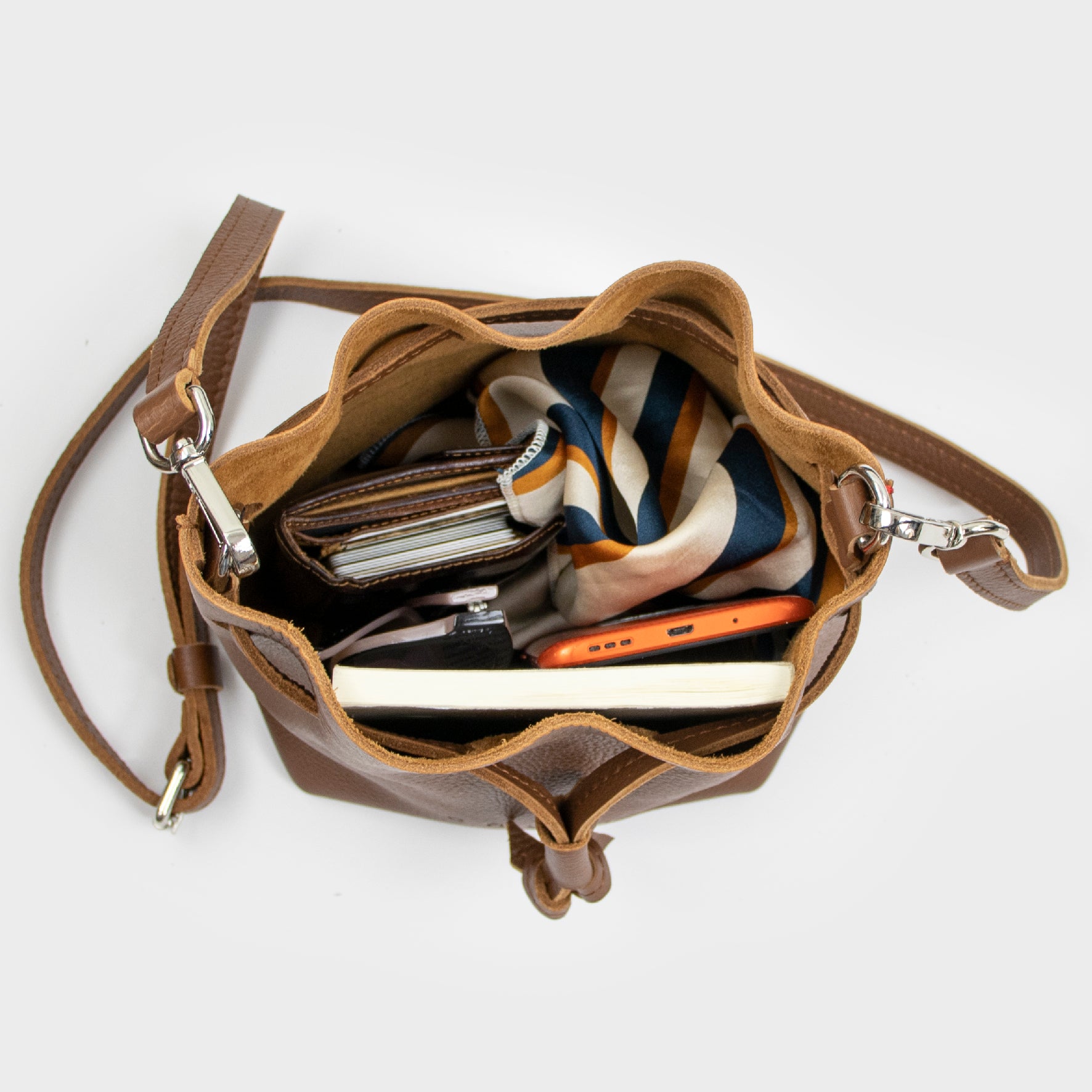 leather bag - brown bag