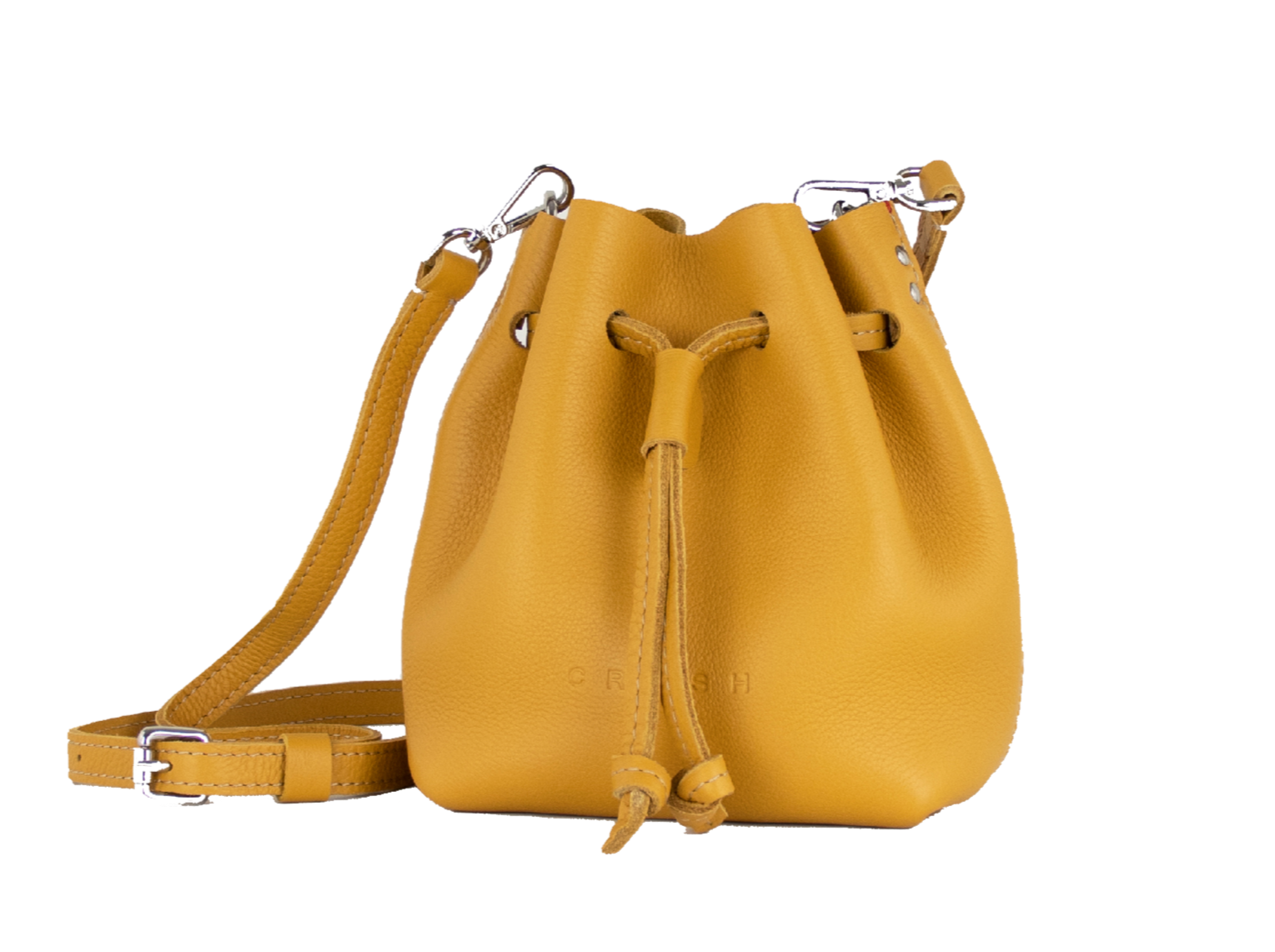 leather bag - golden bag