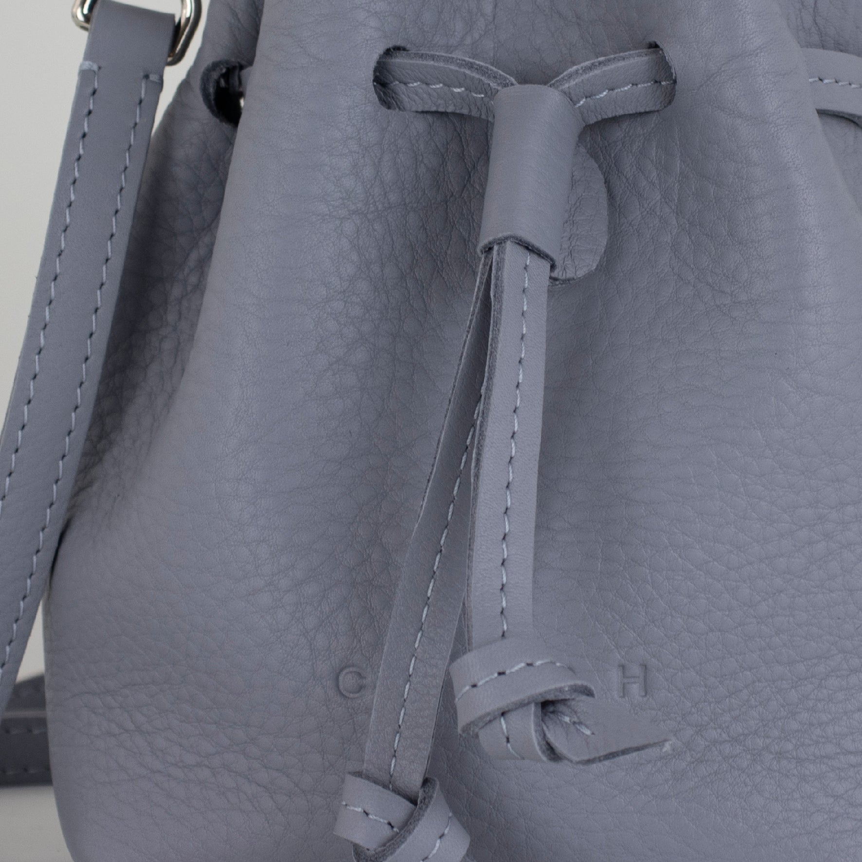 leather bag - lavander bag