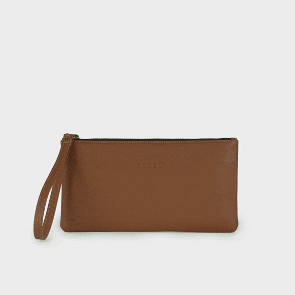 leather purse - brown purse
