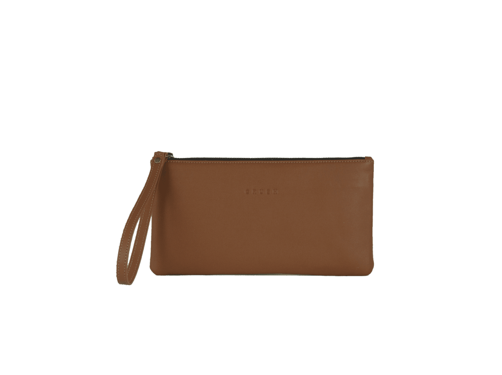 leather purse - brown purse