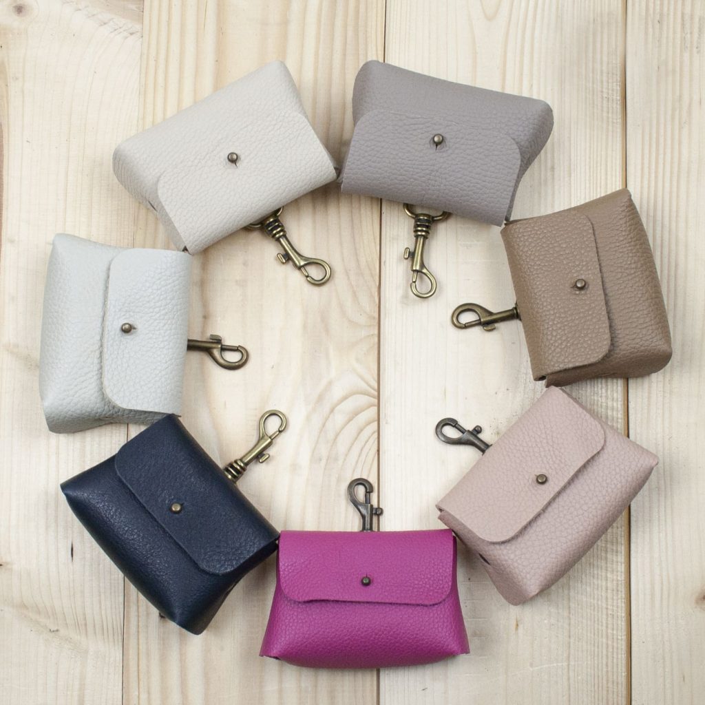 leather wallet - tiny colors